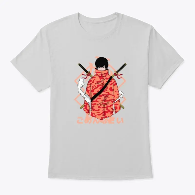 Anime style graphic tee